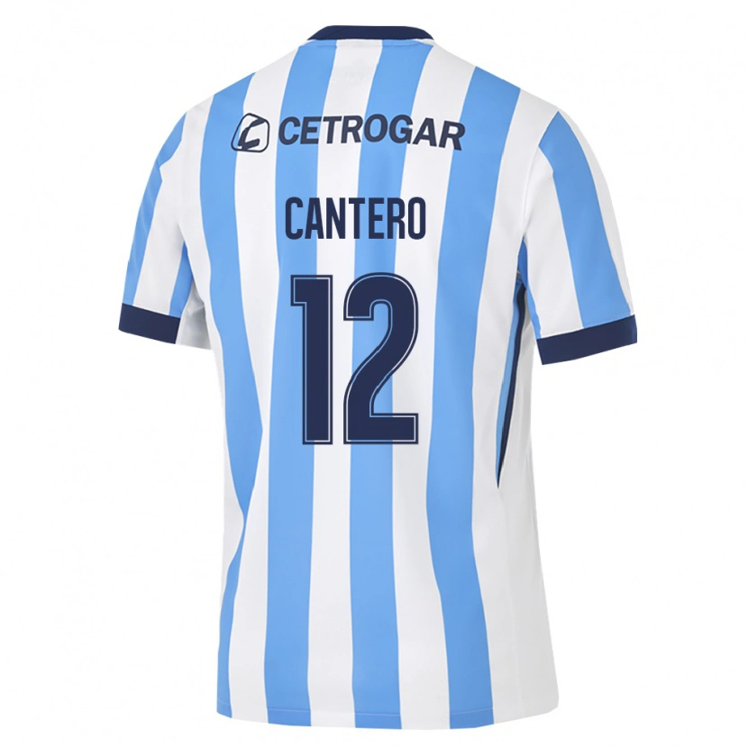 Danxen Kinderen Milton Cantero #12 Lichtblauw Wit Zwart Thuisshirt Thuistenue 2026/27 T-Shirt