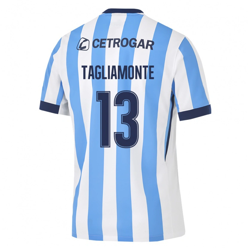 Danxen Kinderen Matias Tagliamonte #13 Lichtblauw Wit Zwart Thuisshirt Thuistenue 2026/27 T-Shirt