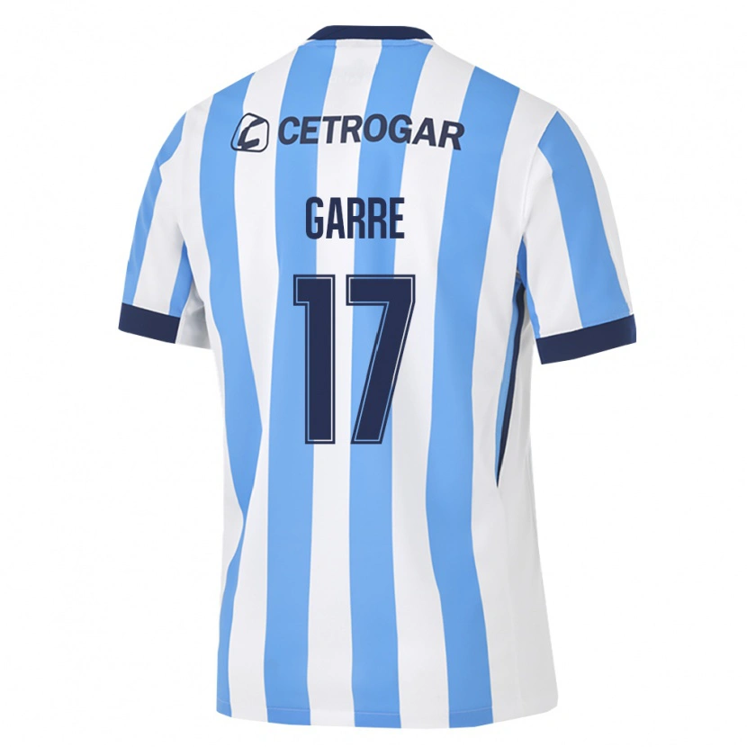 Danxen Kinderen Benjamin Garre #17 Lichtblauw Wit Zwart Thuisshirt Thuistenue 2026/27 T-Shirt