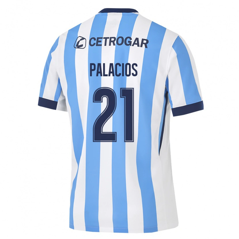 Danxen Kinderen Sofía Palacios #21 Lichtblauw Wit Zwart Thuisshirt Thuistenue 2026/27 T-Shirt