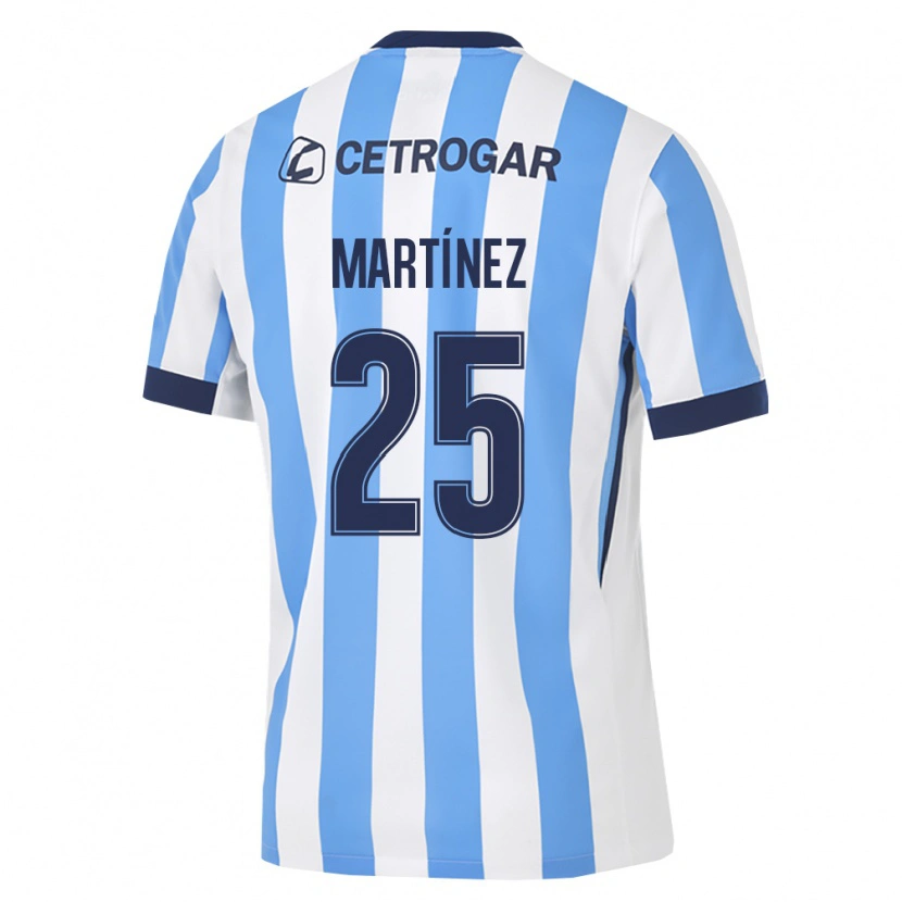 Danxen Kinderen Ailén Martínez #25 Lichtblauw Wit Zwart Thuisshirt Thuistenue 2026/27 T-Shirt