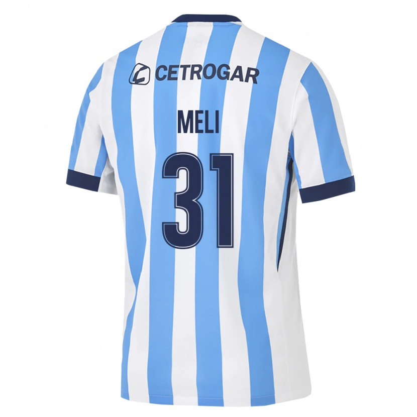 Danxen Kinderen Marcelo Meli #31 Lichtblauw Wit Zwart Thuisshirt Thuistenue 2026/27 T-Shirt