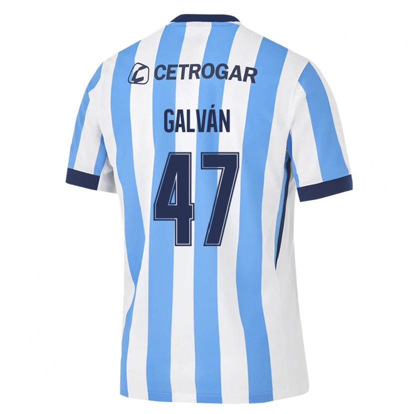 Danxen Kinderen Ignacio Galvan #47 Lichtblauw Wit Zwart Thuisshirt Thuistenue 2026/27 T-Shirt
