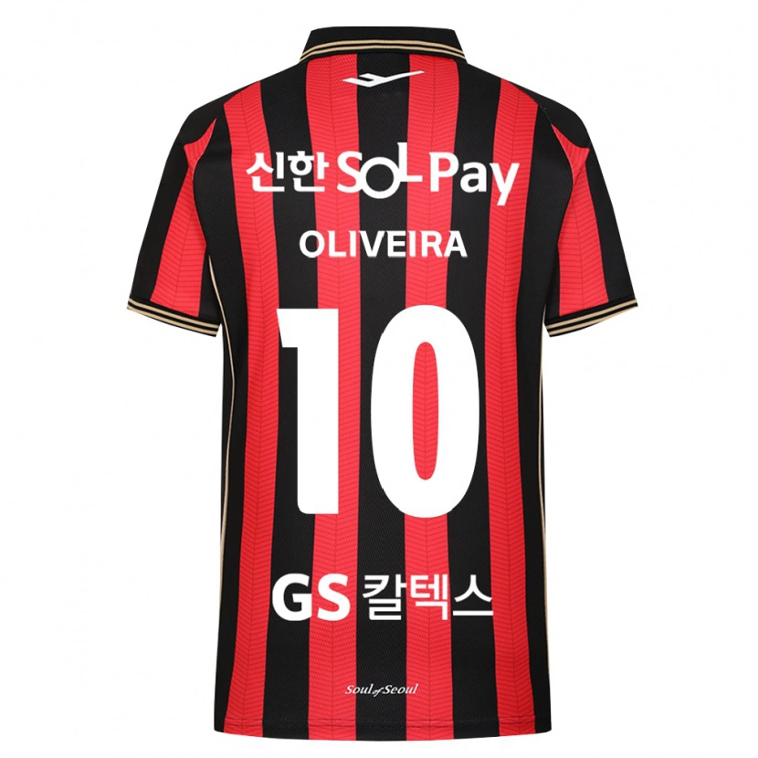Danxen Kinderen Anderson Oliveira #10 Rood Wit Zwart Thuisshirt Thuistenue 2026/27 T-Shirt