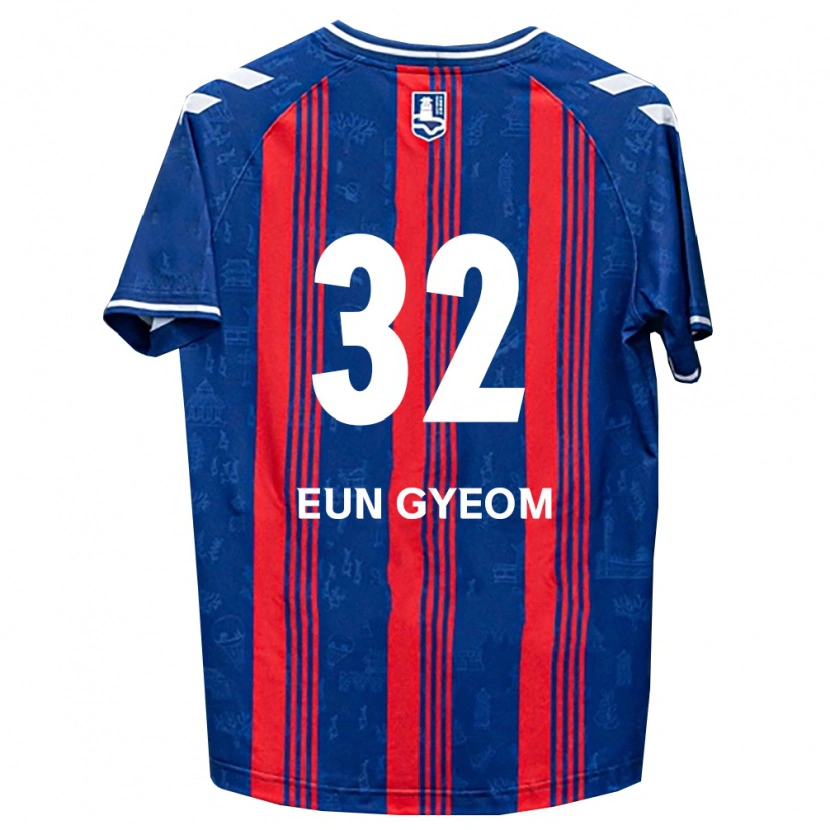 Danxen Kinderen Eun-Gyeom Kim #32 Blauw Rood Wit Thuisshirt Thuistenue 2026/27 T-Shirt