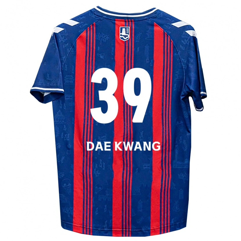 Danxen Kinderen Dae-Kwang Lee #39 Blauw Rood Wit Thuisshirt Thuistenue 2026/27 T-Shirt