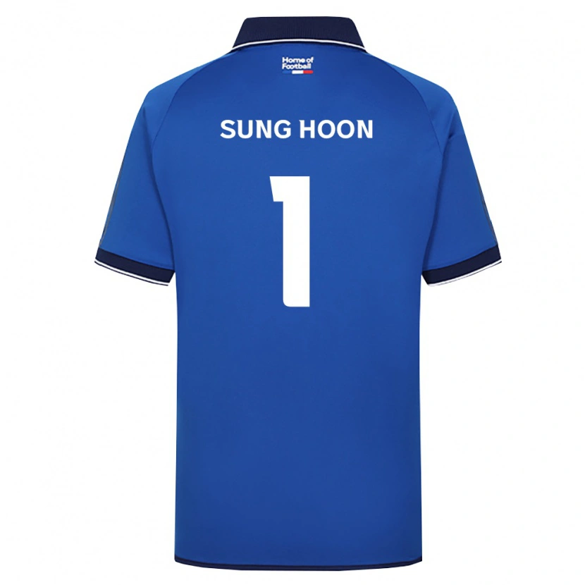 Danxen Kinderen Sung-Hoon Cho #1 Koninklijk Blauw Wit Rood Thuisshirt Thuistenue 2026/27 T-Shirt