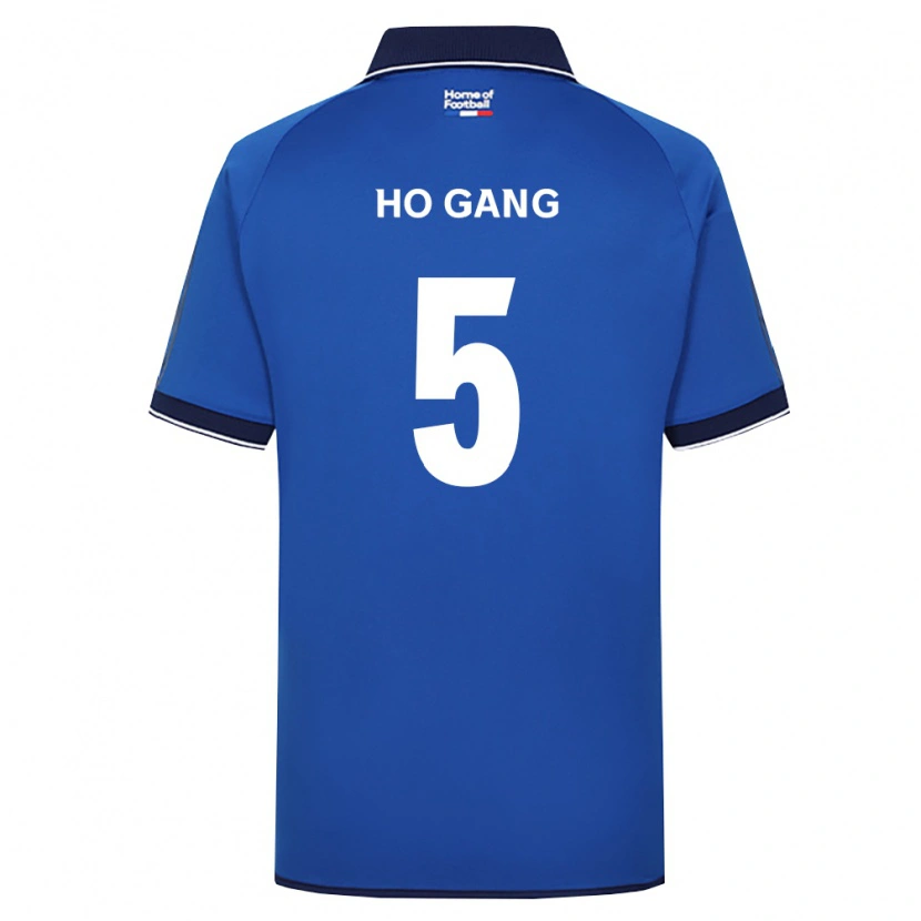 Danxen Kinderen Ho-Gang Han #5 Koninklijk Blauw Wit Rood Thuisshirt Thuistenue 2026/27 T-Shirt