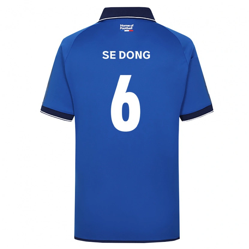 Danxen Kinderen Se-Dong Chang #6 Koninklijk Blauw Wit Rood Thuisshirt Thuistenue 2026/27 T-Shirt