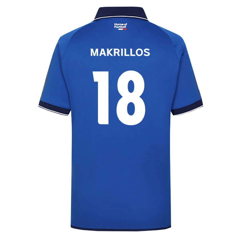 Danxen Kinderen Peter Makrillos #18 Koninklijk Blauw Wit Rood Thuisshirt Thuistenue 2026/27 T-Shirt