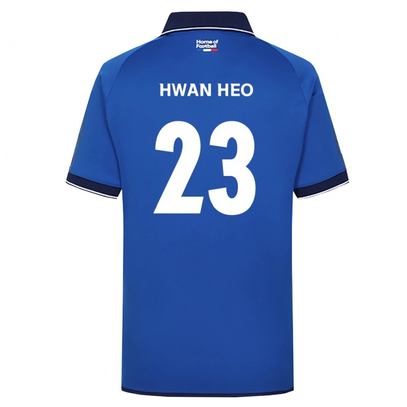 Danxen Kinderen Hwan Heo #23 Koninklijk Blauw Wit Rood Thuisshirt Thuistenue 2026/27 T-Shirt