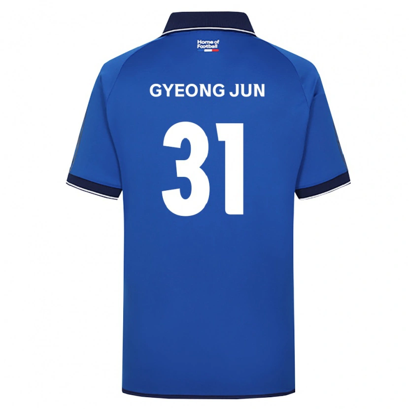 Danxen Kinderen Gyeong-Jun Lee #31 Koninklijk Blauw Wit Rood Thuisshirt Thuistenue 2026/27 T-Shirt