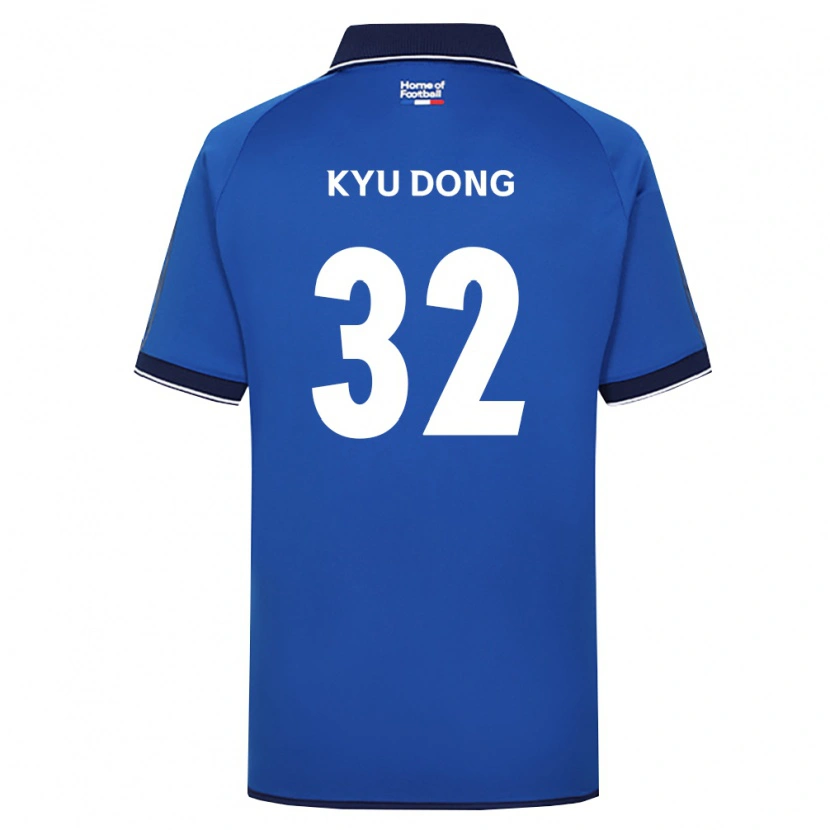 Danxen Kinderen Kyu-Dong Lee #32 Koninklijk Blauw Wit Rood Thuisshirt Thuistenue 2026/27 T-Shirt