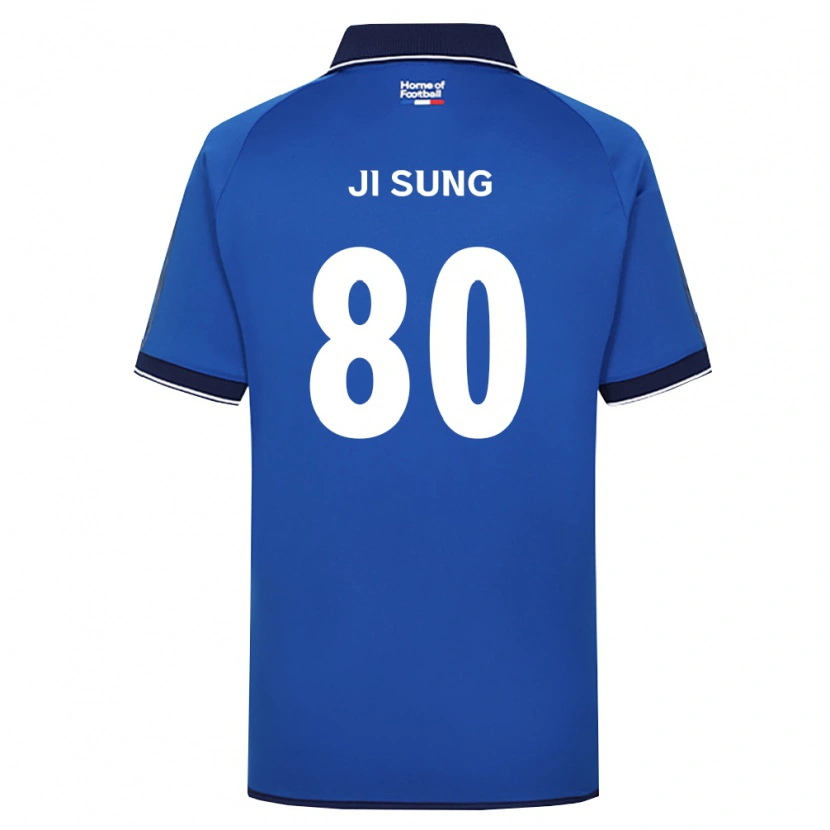 Danxen Kinderen Ji-Sung Kim #80 Koninklijk Blauw Wit Rood Thuisshirt Thuistenue 2026/27 T-Shirt