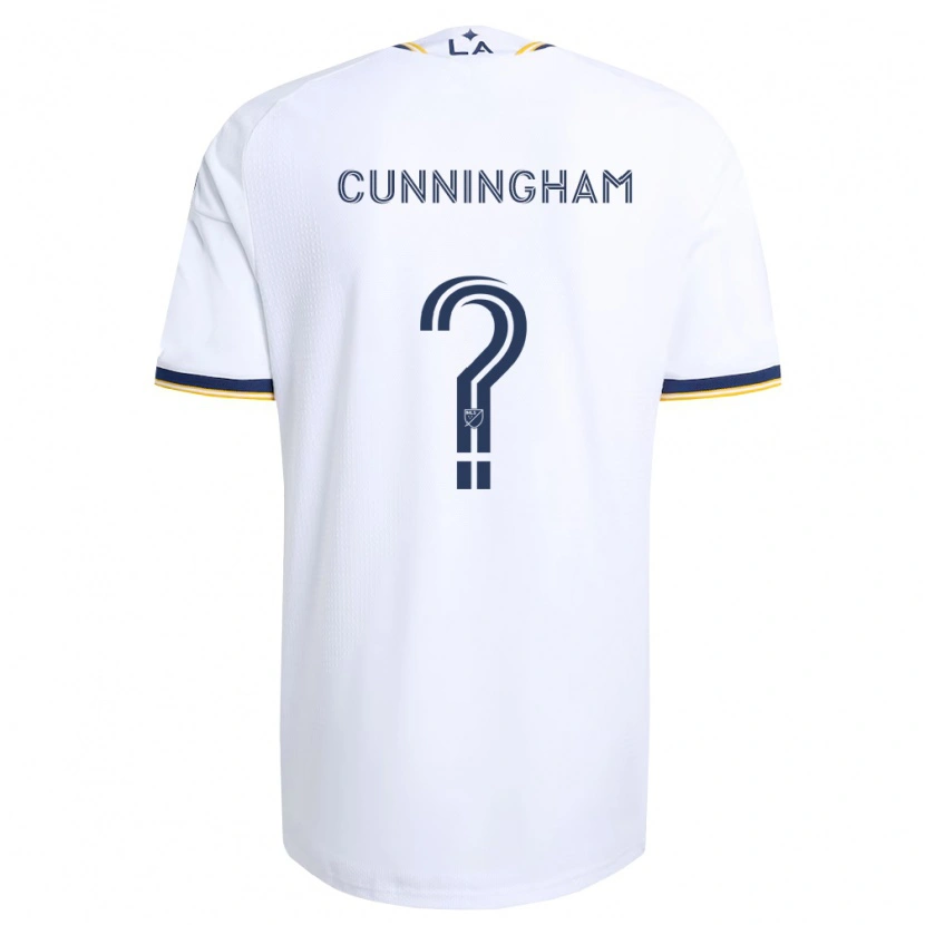Danxen Kinderen Joaquin Cunningham #0 Blauw Geel En Wit Thuisshirt Thuistenue 2026/27 T-Shirt