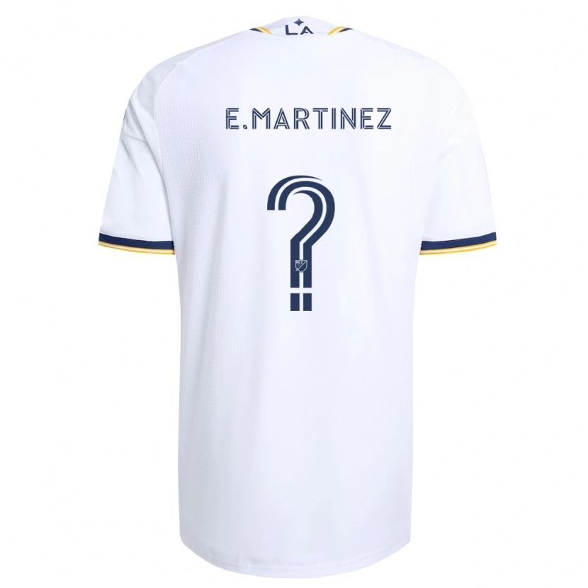 Danxen Kinderen Enrique Martinez #0 Blauw Geel En Wit Thuisshirt Thuistenue 2026/27 T-Shirt