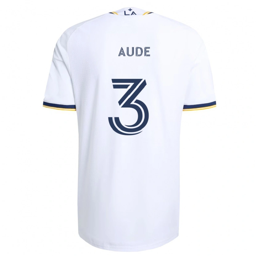 Danxen Kinderen Julián Aude #3 Blauw Geel En Wit Thuisshirt Thuistenue 2026/27 T-Shirt