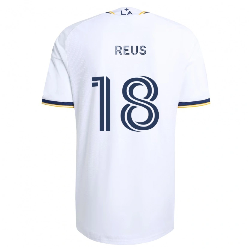 Danxen Kinderen Marco Reus #18 Blauw Geel En Wit Thuisshirt Thuistenue 2026/27 T-Shirt