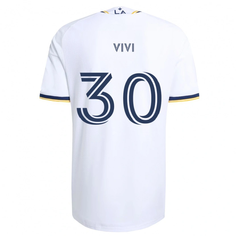Danxen Kinderen Gino Vivi #30 Blauw Geel En Wit Thuisshirt Thuistenue 2026/27 T-Shirt
