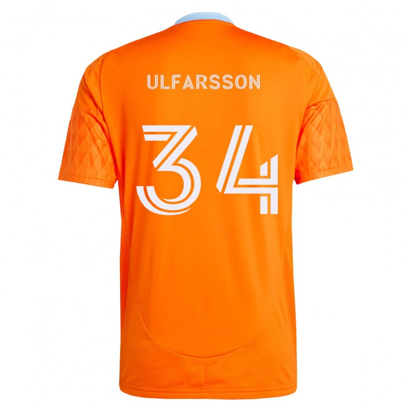 Danxen Kinderen Thor Úlfarsson #34 Oranje Wit Thuisshirt Thuistenue 2026/27 T-Shirt