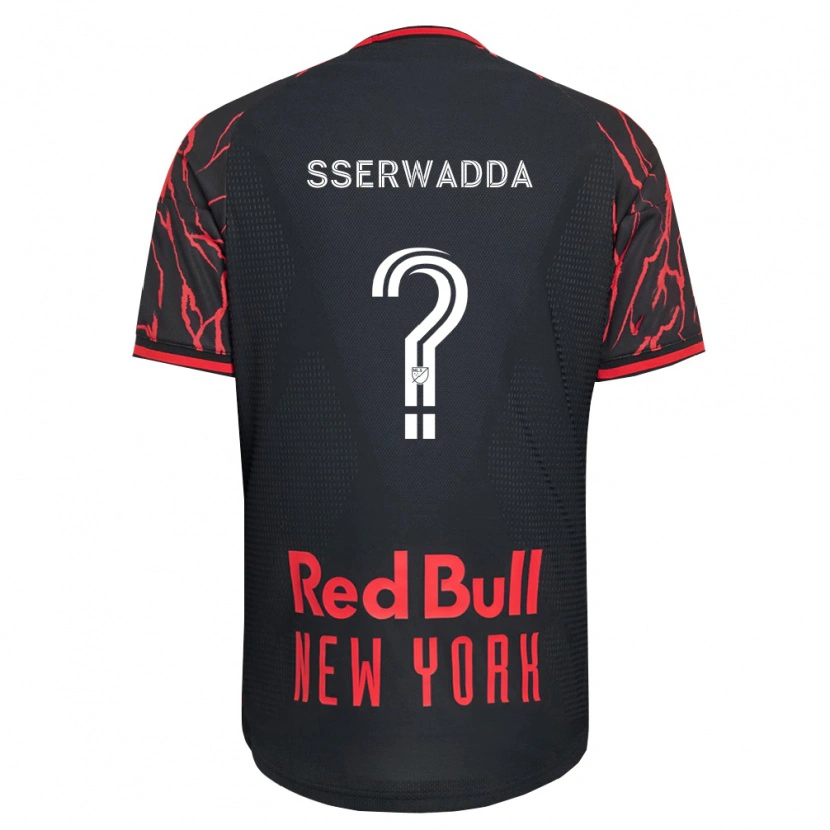 Danxen Kinderen Steven Sserwadda #0 Rood Zwart Wit Thuisshirt Thuistenue 2026/27 T-Shirt