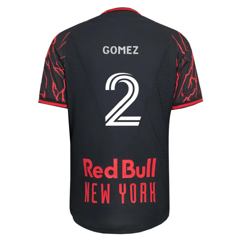 Danxen Kinderen Álex Gómez #2 Rood Zwart Wit Thuisshirt Thuistenue 2026/27 T-Shirt