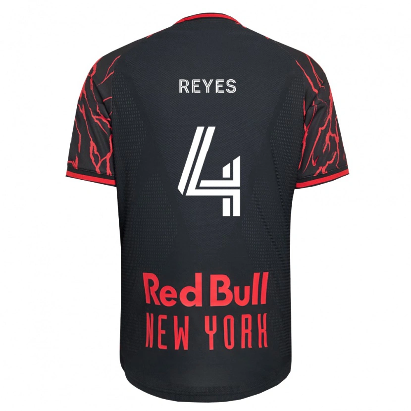 Danxen Kinderen Andrés Reyes #4 Rood Zwart Wit Thuisshirt Thuistenue 2026/27 T-Shirt
