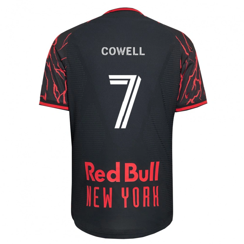 Danxen Kinderen Cade Cowell #7 Rood Zwart Wit Thuisshirt Thuistenue 2026/27 T-Shirt