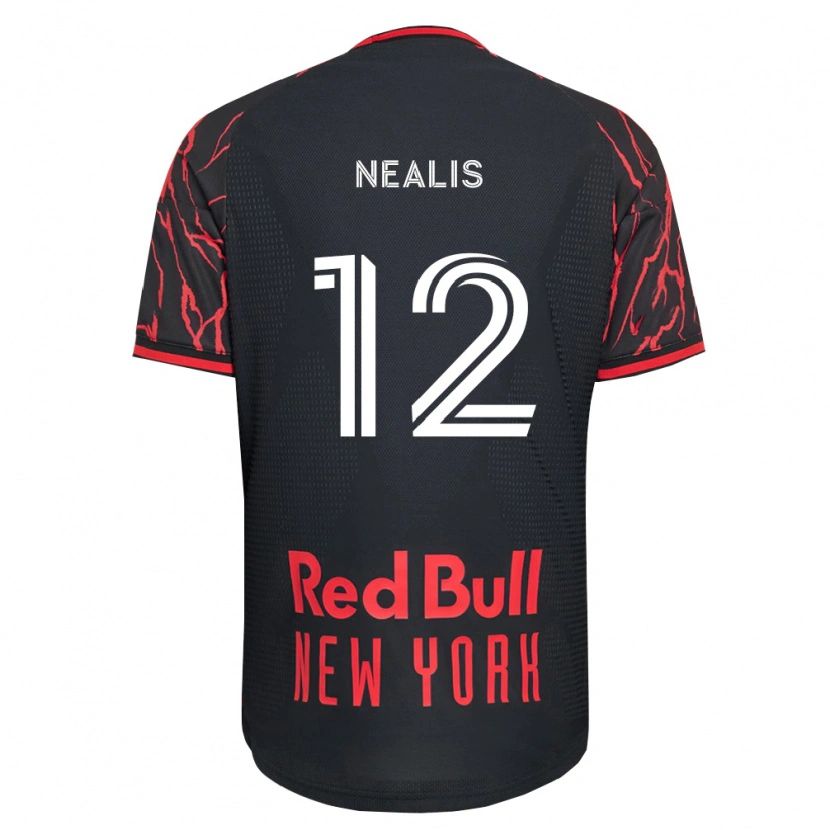 Danxen Kinderen Dylan Nealis #12 Rood Zwart Wit Thuisshirt Thuistenue 2026/27 T-Shirt