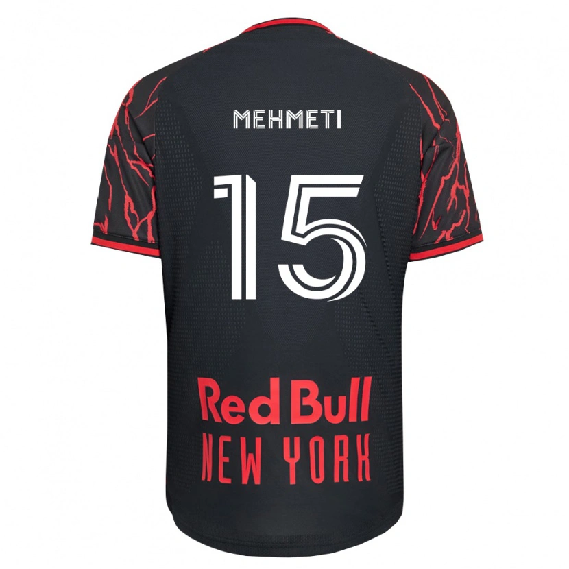 Danxen Kinderen Adri Mehmeti #15 Rood Zwart Wit Thuisshirt Thuistenue 2026/27 T-Shirt