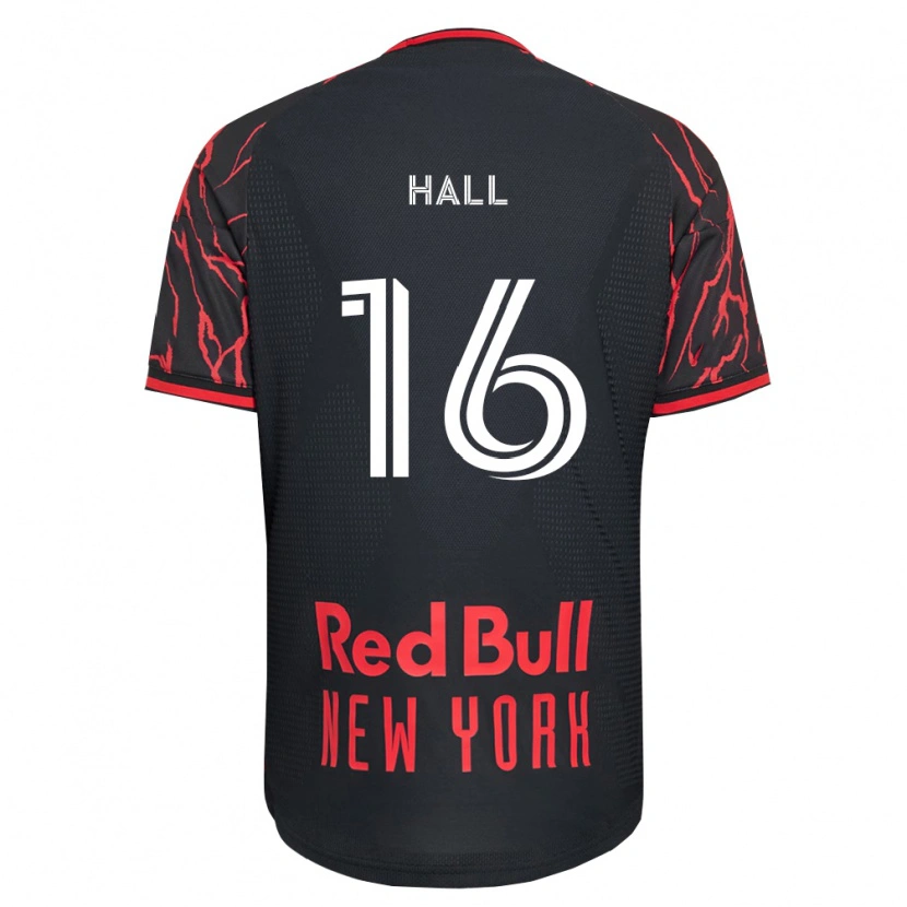 Danxen Kinderen Julian Hall #16 Rood Zwart Wit Thuisshirt Thuistenue 2026/27 T-Shirt