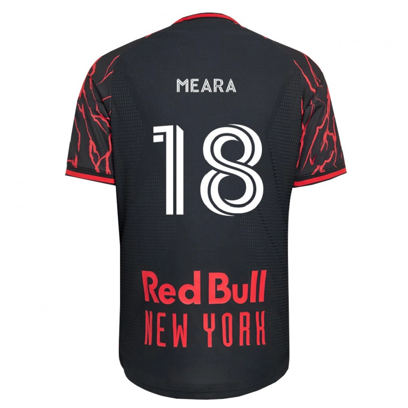 Danxen Kinderen Ryan Meara #18 Rood Zwart Wit Thuisshirt Thuistenue 2026/27 T-Shirt