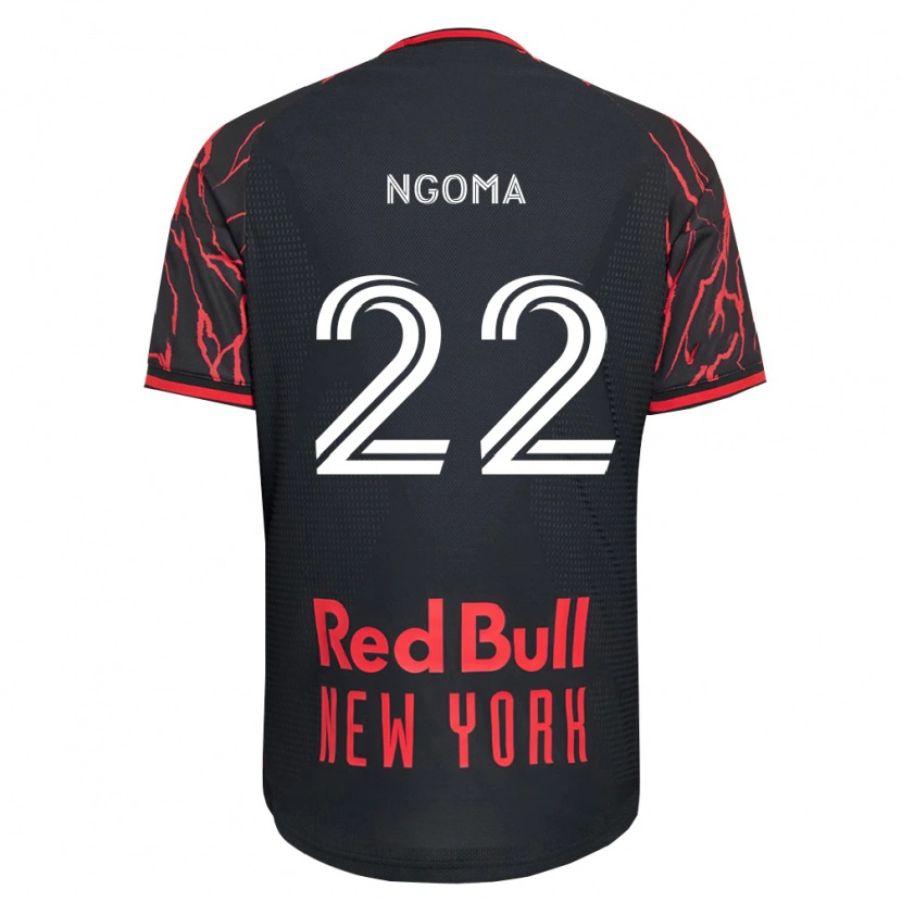 Danxen Kinderen Serge Ngoma #22 Rood Zwart Wit Thuisshirt Thuistenue 2026/27 T-Shirt
