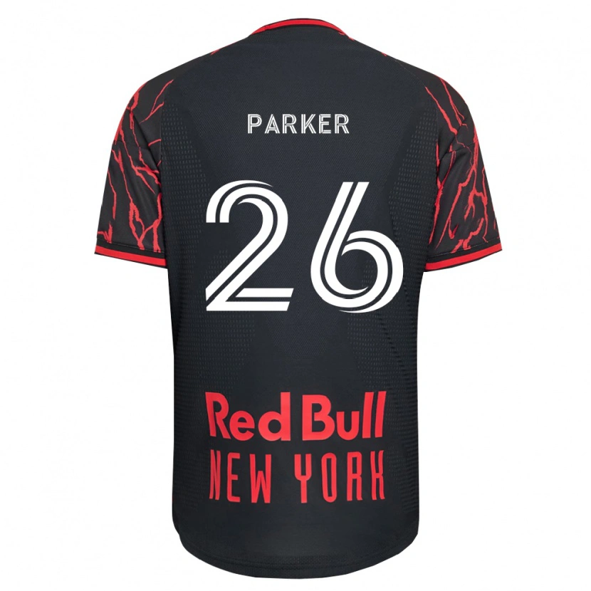 Danxen Kinderen Tim Parker #26 Rood Zwart Wit Thuisshirt Thuistenue 2026/27 T-Shirt