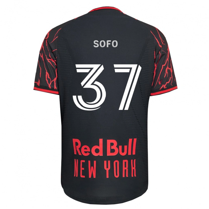 Danxen Kinderen Mohammed Sofo #37 Rood Zwart Wit Thuisshirt Thuistenue 2026/27 T-Shirt