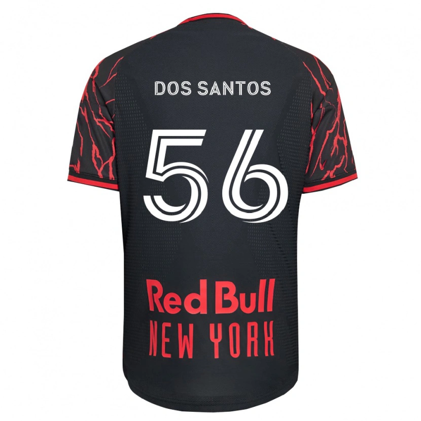 Danxen Kinderen Matthew Dos Santos #56 Rood Zwart Wit Thuisshirt Thuistenue 2026/27 T-Shirt
