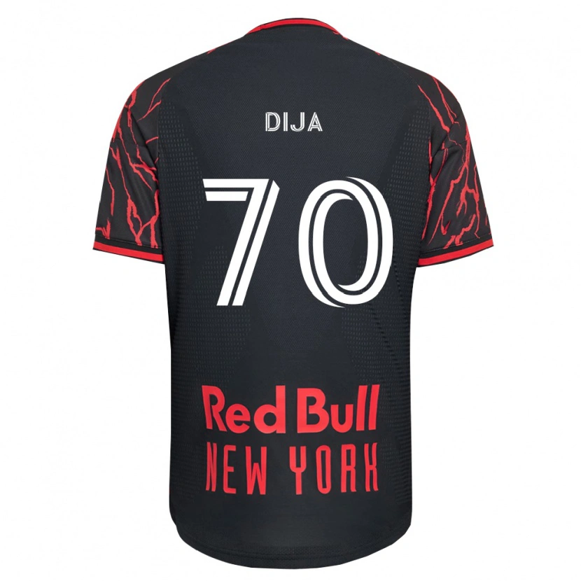 Danxen Kinderen Dija #70 Rood Zwart Wit Thuisshirt Thuistenue 2026/27 T-Shirt