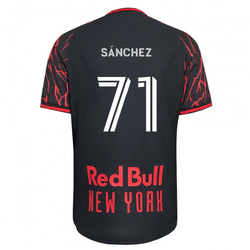 Danxen Kinderen Aimar Sánchez #71 Rood Zwart Wit Thuisshirt Thuistenue 2026/27 T-Shirt