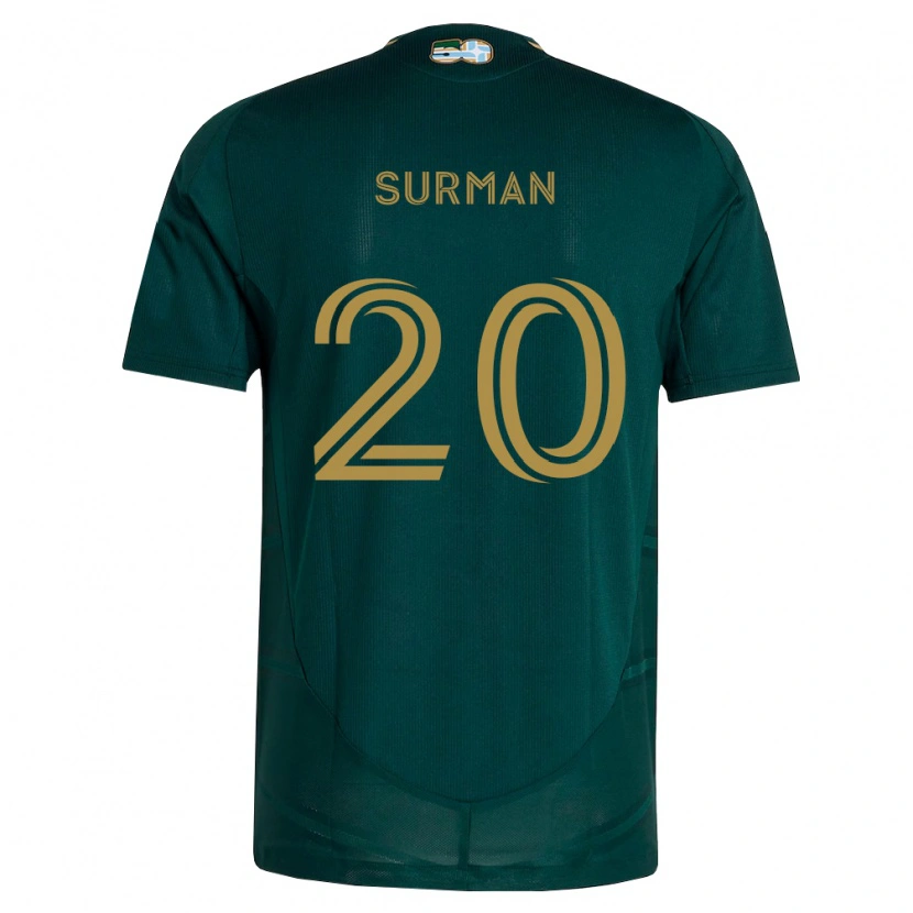 Danxen Kinderen Finn Surman #20 Donkergroen Bruin Thuisshirt Thuistenue 2026/27 T-Shirt