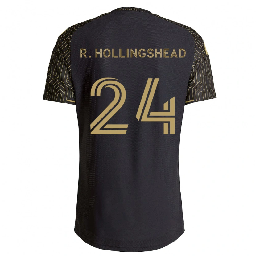 Danxen Kinderen Ryan Hollingshead #24 Bruin Zwart Thuisshirt Thuistenue 2026/27 T-Shirt