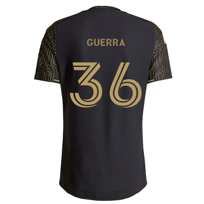 Danxen Kinderen Decarlo Guerra #36 Bruin Zwart Thuisshirt Thuistenue 2026/27 T-Shirt