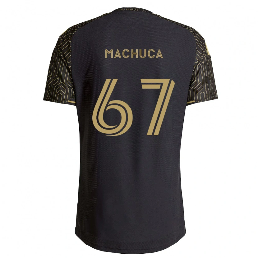 Danxen Kinderen Jacob Machuca #67 Bruin Zwart Thuisshirt Thuistenue 2026/27 T-Shirt