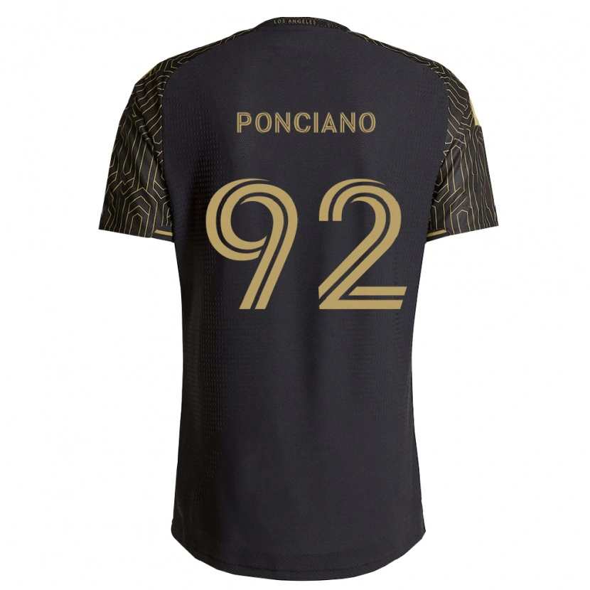 Danxen Kinderen Emir Ponciano #92 Bruin Zwart Thuisshirt Thuistenue 2026/27 T-Shirt