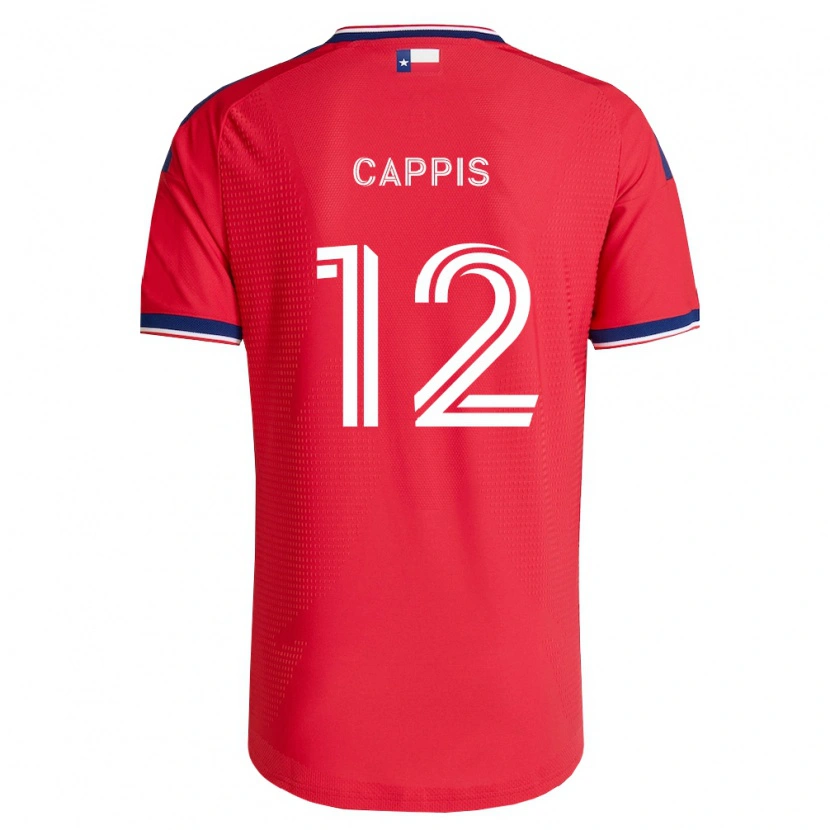 Danxen Kinderen Christian Cappis #12 Rood Blauw Wit Thuisshirt Thuistenue 2026/27 T-Shirt