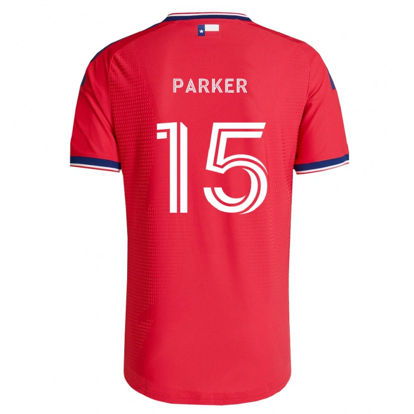 Danxen Kinderen Isaiah Parker #15 Rood Blauw Wit Thuisshirt Thuistenue 2026/27 T-Shirt