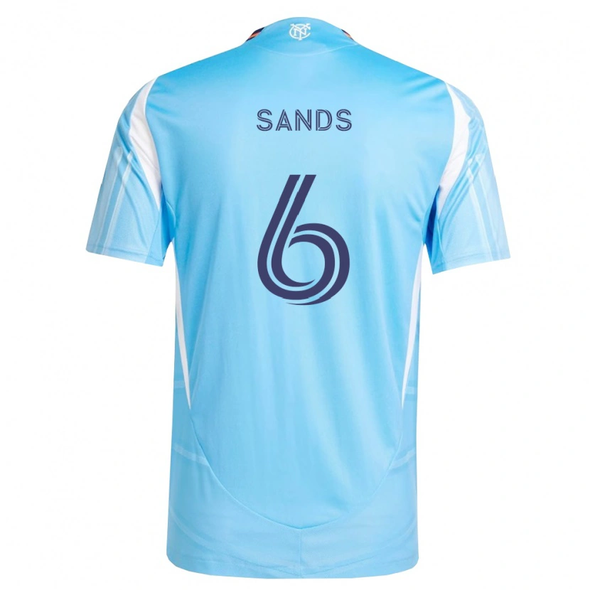 Danxen Kinderen James Sands #6 Hemelsblauw Wit Thuisshirt Thuistenue 2026/27 T-Shirt