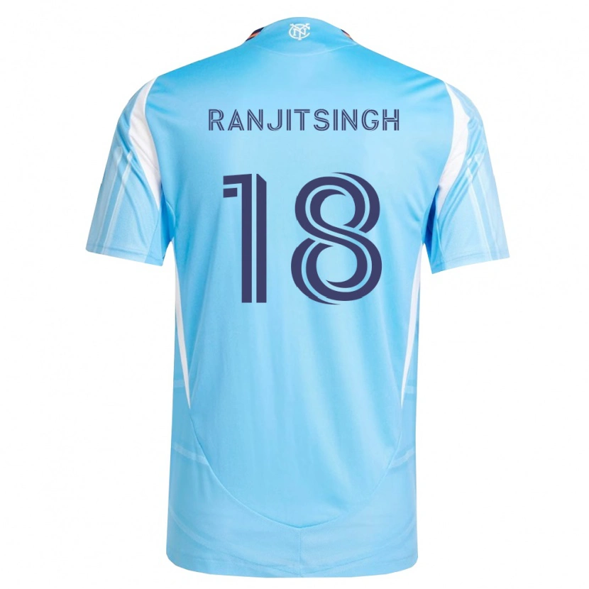Danxen Kinderen Greg Ranjitsingh #18 Hemelsblauw Wit Thuisshirt Thuistenue 2026/27 T-Shirt