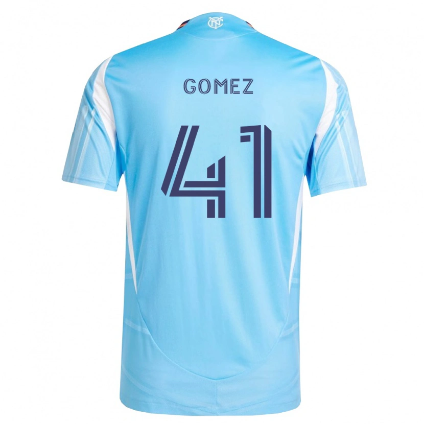 Danxen Kinderen Julián Gómez #41 Hemelsblauw Wit Thuisshirt Thuistenue 2026/27 T-Shirt
