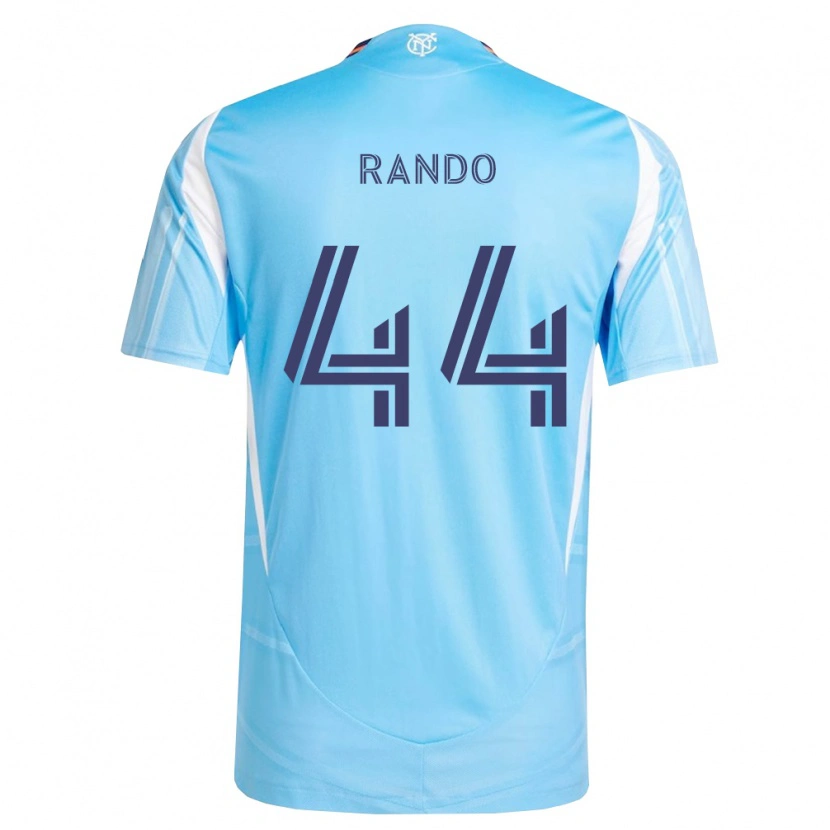 Danxen Kinderen Alex Rando #44 Hemelsblauw Wit Thuisshirt Thuistenue 2026/27 T-Shirt