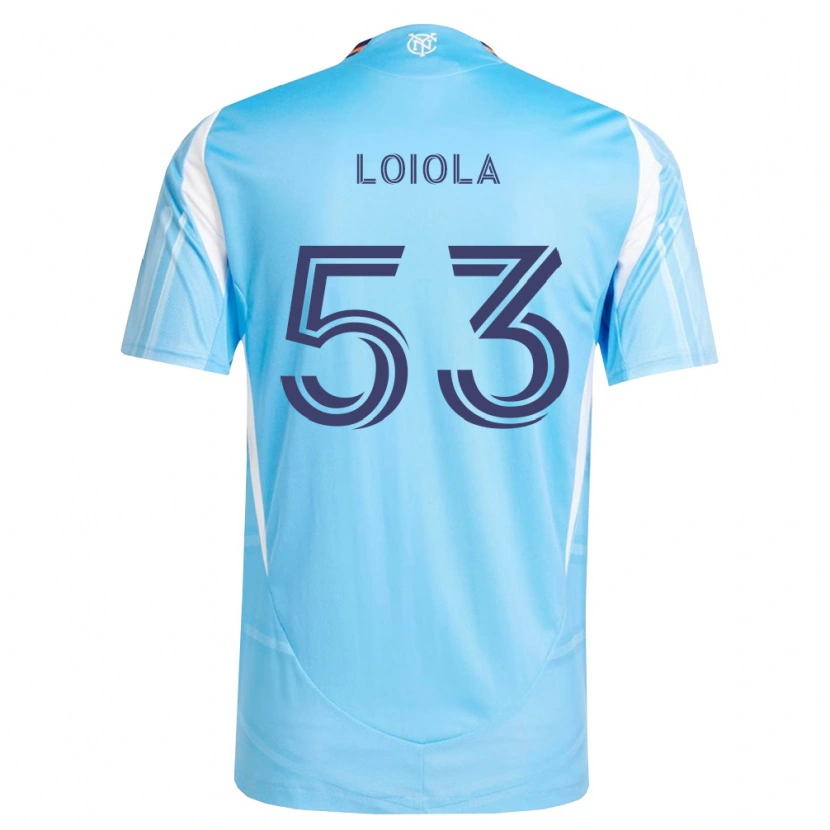 Danxen Kinderen João Loiola #53 Hemelsblauw Wit Thuisshirt Thuistenue 2026/27 T-Shirt